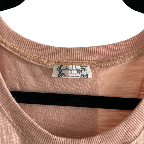 Intimately Free People Peach Sleeveless Drop Waist Lace Tiered Maxi Dress Size M - Picture 2 of 6